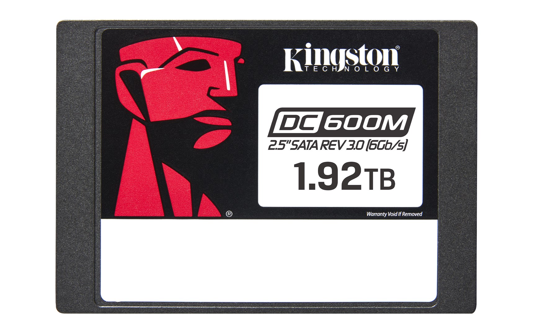 Disk SSD Kingston DC600M, 1920GB, 2.5", e zezë