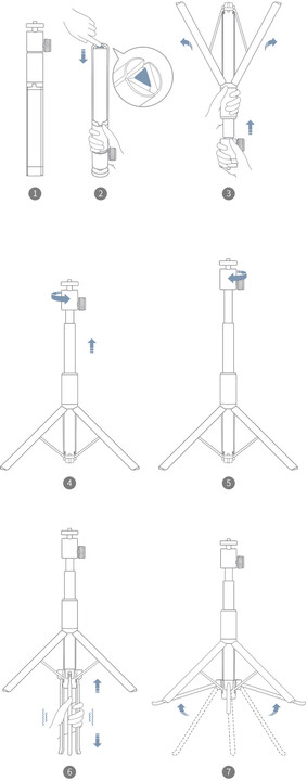 Mbajtëse multifunksionale për projektor XGIMI, e zezë