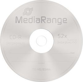Disqe CD-R MediaRange 700MB, 52x, 10 copë