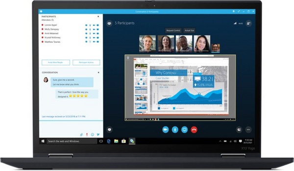 [OUTLET] Laptop Lenovo ThinkPad X13 Yoga Gen 2 (Intel), 13.3 ", Intel Core i7, 16GB RAM, 512GB SSD, Intel Iris Xe Graphics,