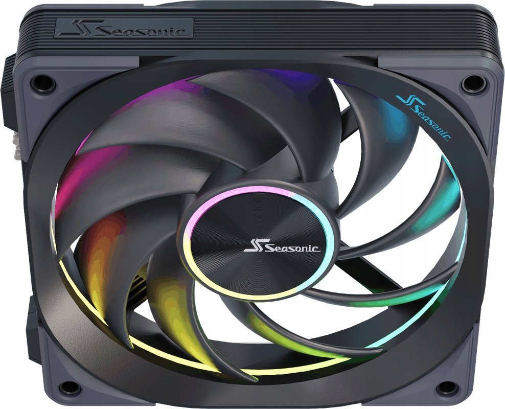 Ventilatorë PC SeaSonic MagFlow 120 ARGB, set 3 copë, 120mm, i zi