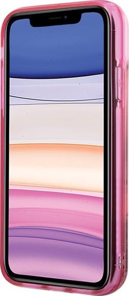 Mbështjellëse Karl Lagerfeld KLHCN61LNKHCP për iPhone 11 XR, hardcase, glitter, rozë