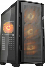Kuti kompjuteri Cougar Uniface RGB, Middle Tower, 4 ftohës RGB, e zezë
