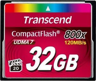 Kartë memorie CF Transcend 800x, 32GB