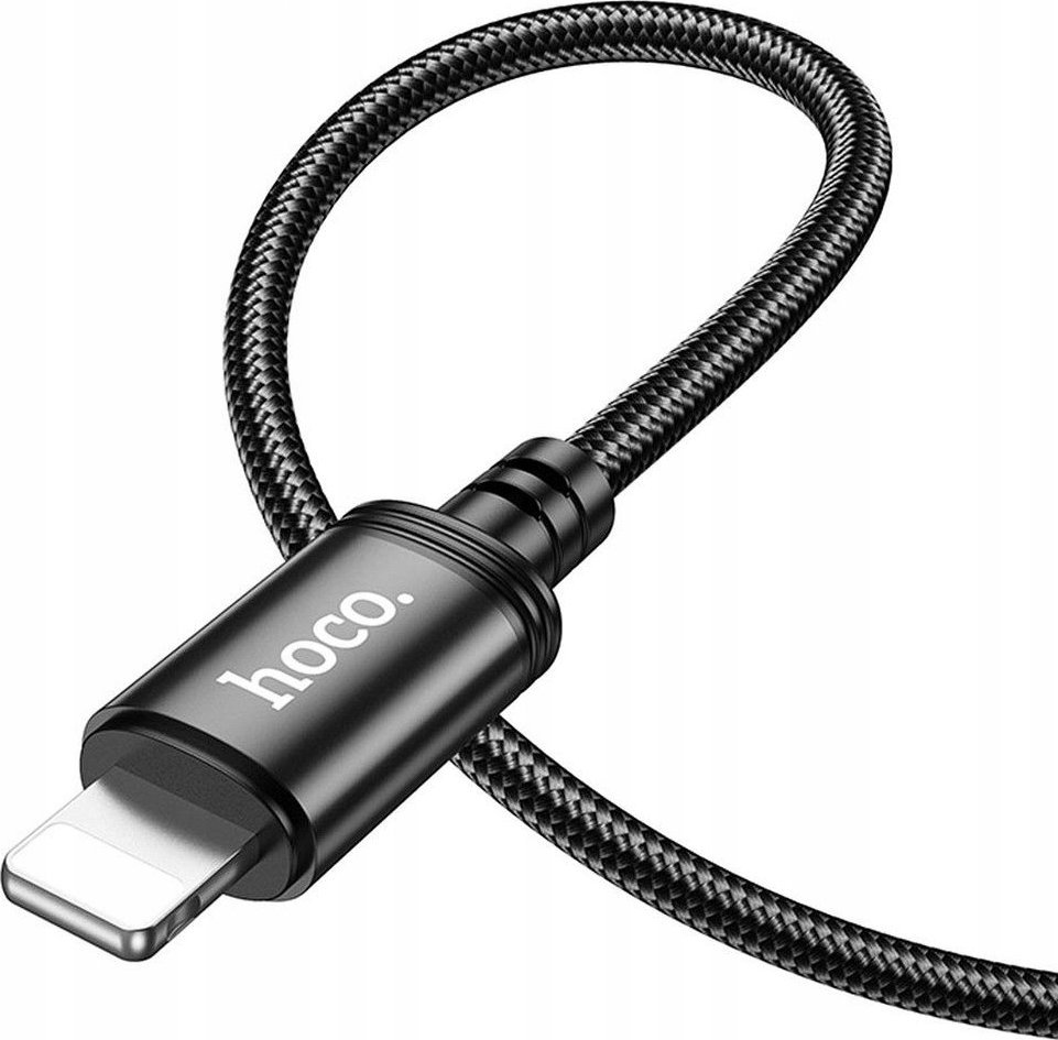Kabllo karikimi HOCO X91 Radiance, Lightning, 3m, 2.4A, e zezë