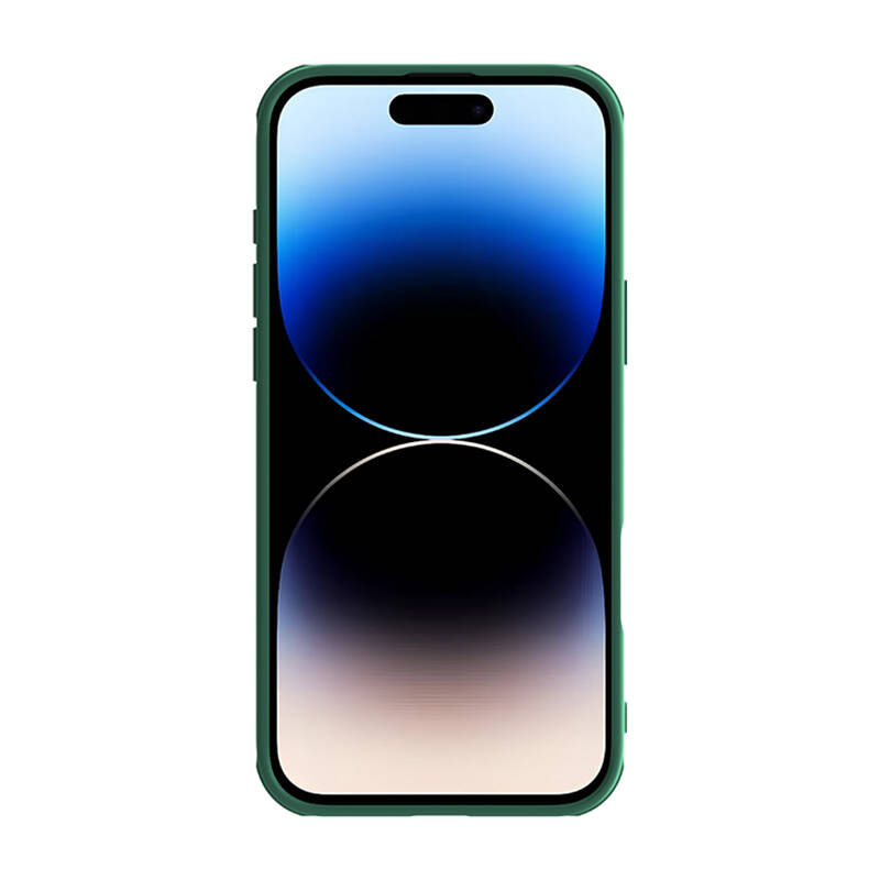 Mbulesë telefoni Nillkin CamShield Pro për iPhone 16 Pro Max, me kapak kamere, e gjelbër e errët