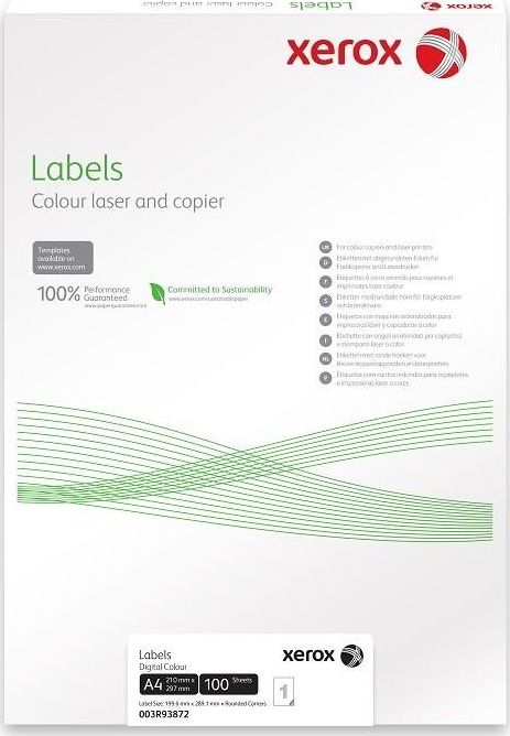 Set fletë printeri Xerox Colotech SRA3, 250 copë, të bardha