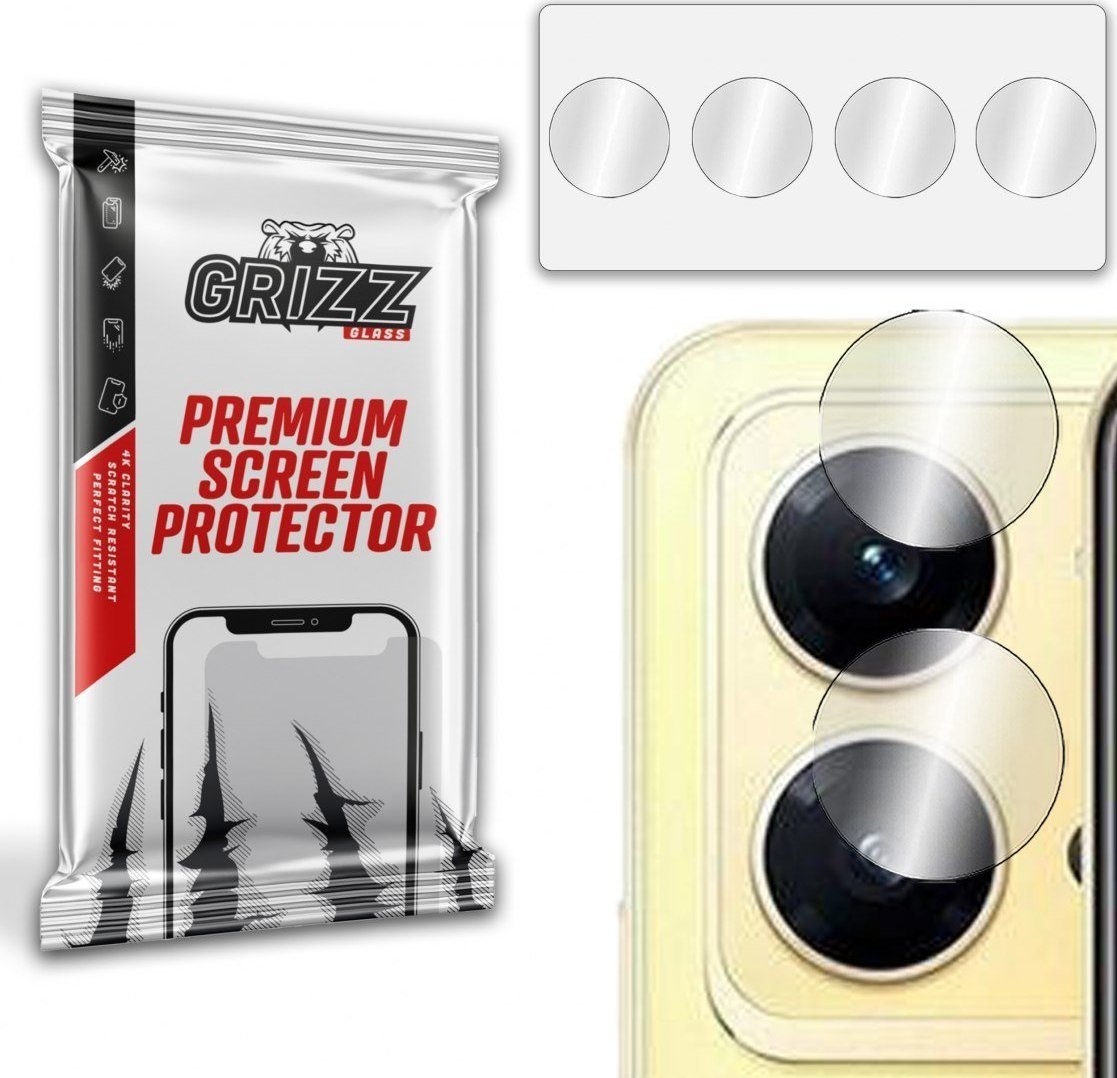 Xham mbrojtës kamere GrizzGlass për Vivo V25 5G, hibrid, transparent