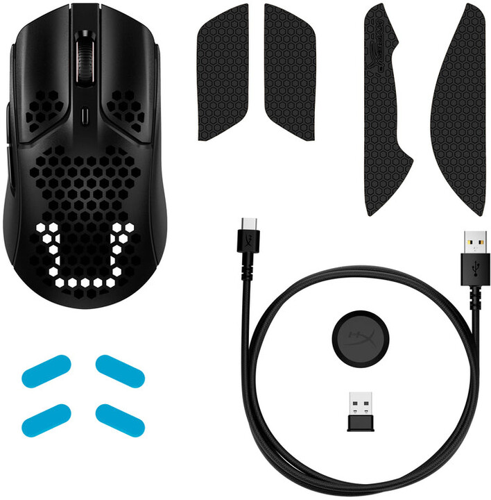 Maus HyperX Pulsefire Haste,	i zi