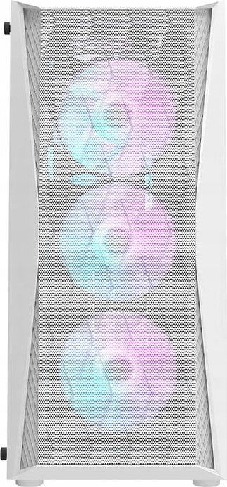 Kasë Darkflash DK352 Mesh ARGB, e bardhë, Midi Tower