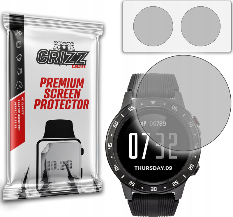Film mbrojtës orë GrizzGlass PaperScreen Watchmark WM5, mat, set 2 copë, transparent