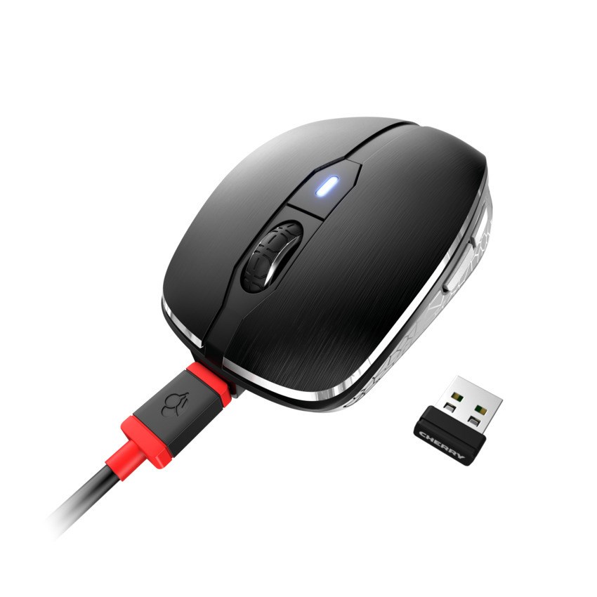Бежичен глушец CHERRY MW 8C ADVANCED, црн