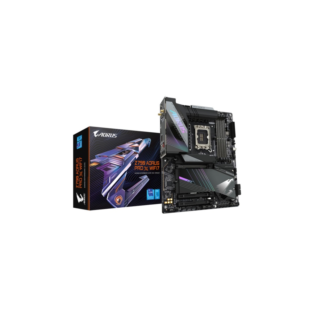 Pllakë amë GIGABYTE Z790 AORUS PRO X WIFI7, DDR5, PCIe 5.0, e bardhë