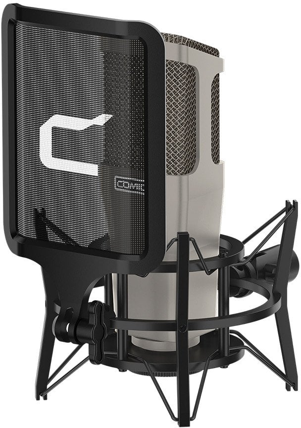 Mikrofon kondensator Tilta Comica STM01, kardioid, për studio, i zi