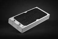 Radiator për ftohje uji EK Quantum Surface P280M, 44mm, për ventilatorë 140mm, i bardhë