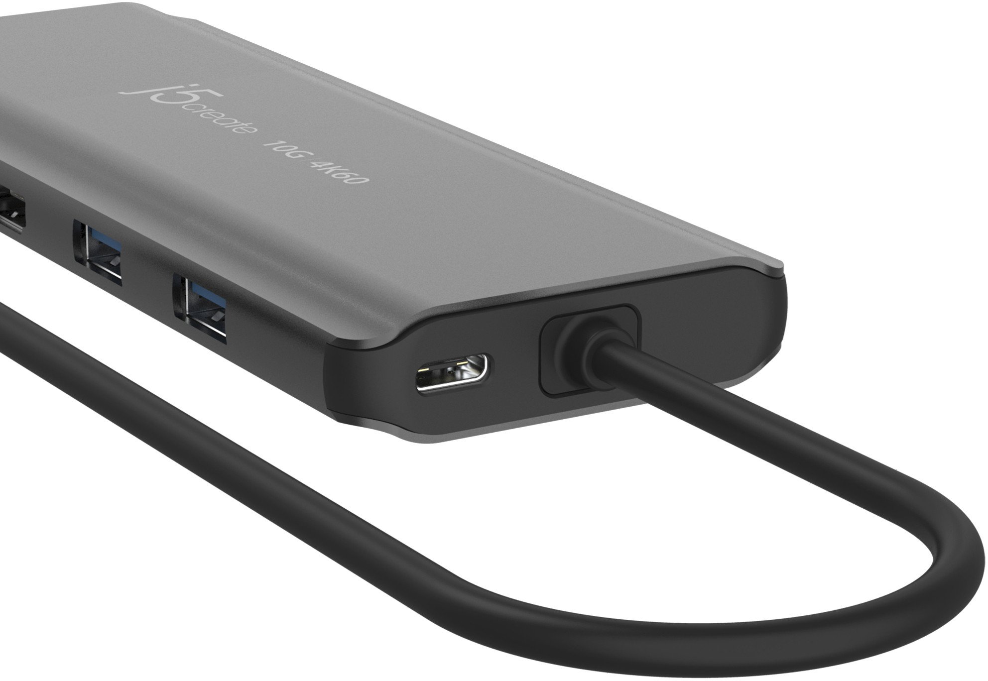 USB C док J5create JCD398, Dual HDMI 4K, 10Gbps, црн