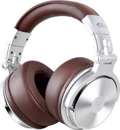 Слушалки OneOdio Pro30 Studio, со кабел, сребрени