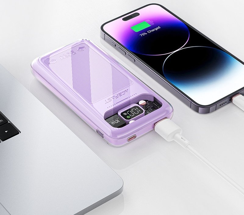 Powerbank Acefast M1, 10000mAh, karikim i shpejtë 30W, jeshil