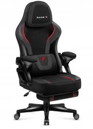 Karrige gaming Force 4.6 Carbon, ergonomike, me mbështetëse këmbësh, e zezë gri