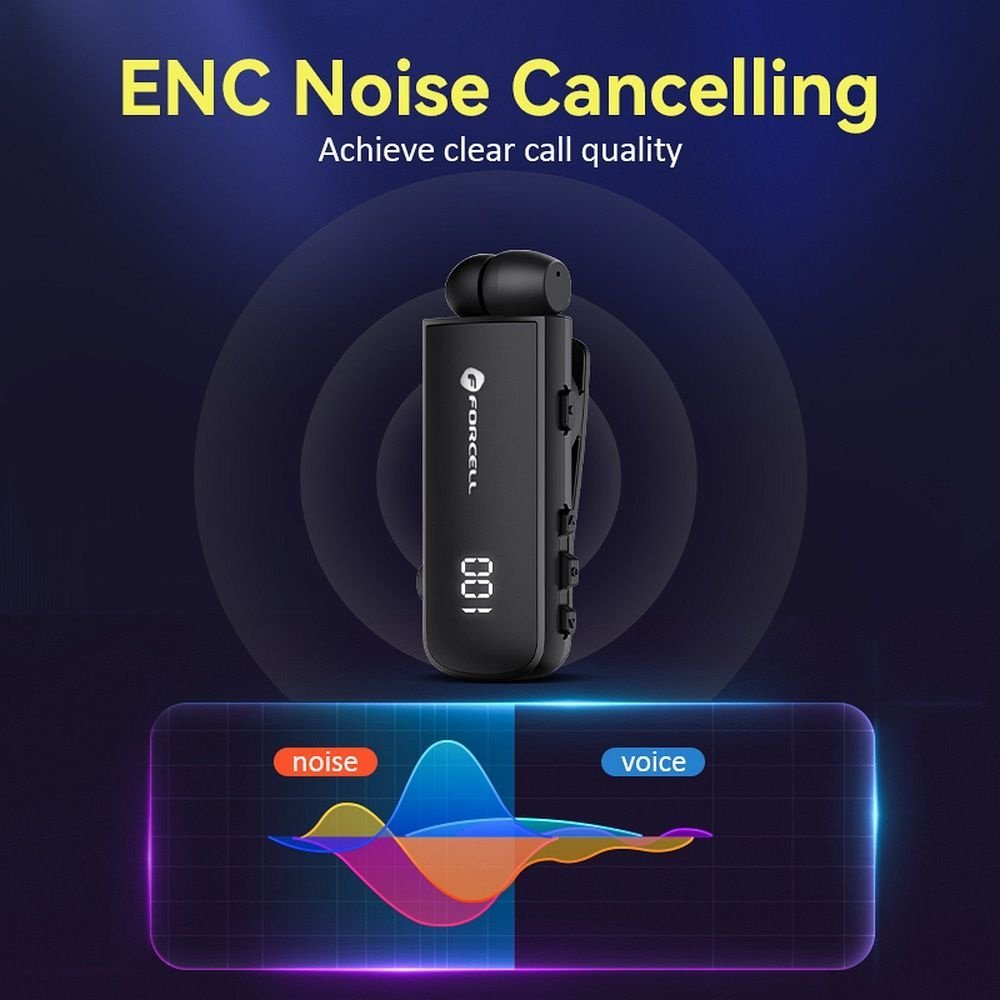 Kufje pa tela Forcell F-AUDIO Drive, Bluetooth 5.3, 22h bateri, të zeza