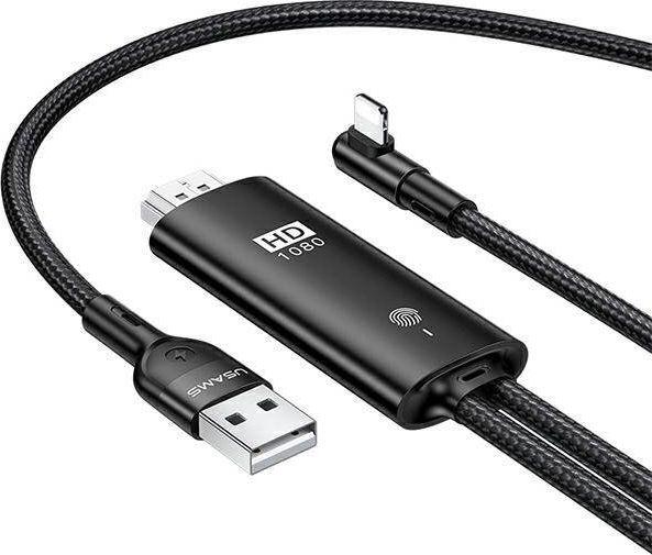 Kabllo USAMS HDAM - U53 2mSJ442HD01 (US-SJ442), e zezë