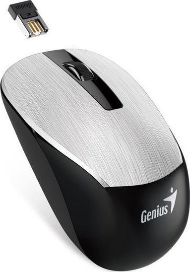 Maus Wireless Genius Mouse NX-7015, i argjendë 