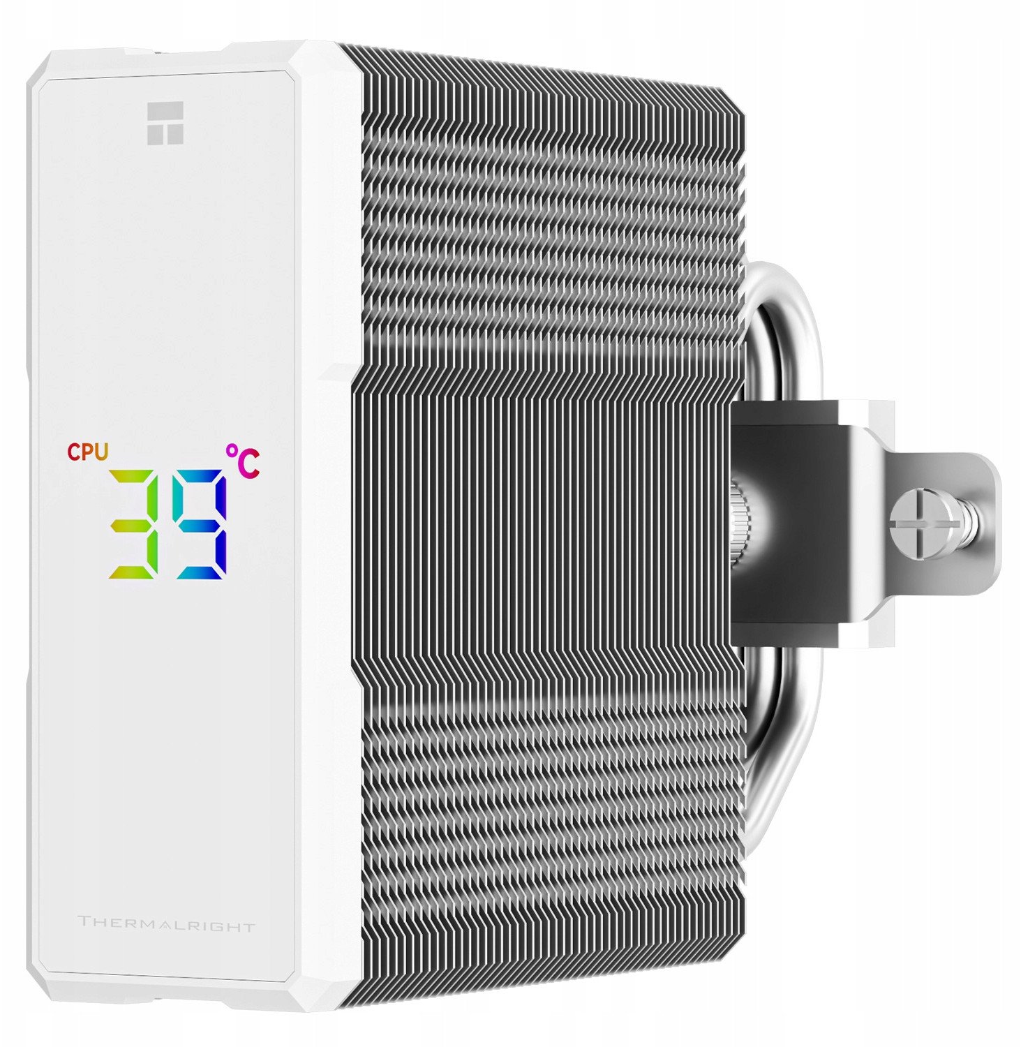 Ладилник за процесор Thermalright Assassin X 120 R Digital, 120mm PWM, дигитален екран за температура, бел