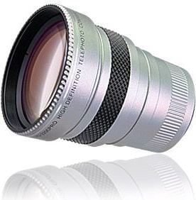 Lente telefoto Raynox HD-2205PRO, high definition, conversion, argjendi