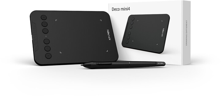 XP-PEN Графички таблет Deco mini4, црн