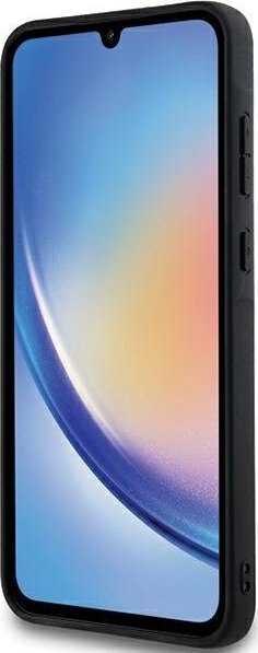 Kapak mbrojtës Karl Lagerfeld KLHCSA35GCNPSG, për Samsung Galaxy A35 A356, hardcase me glitter, argjend