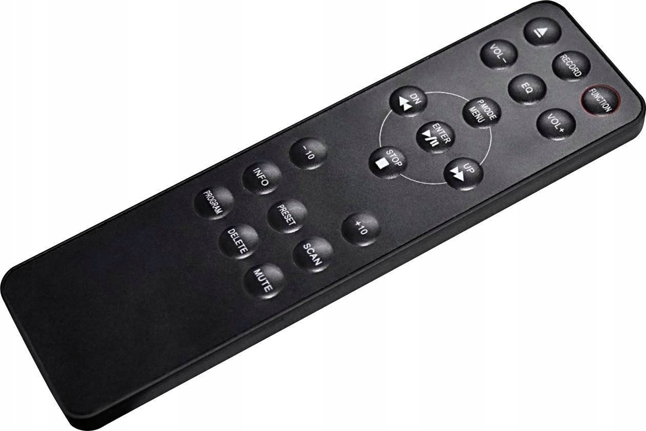 Sistem stereo Denver HIF2002DAB, Bluetooth AUX USB, CD DAB+ kasetë vinil, i zi