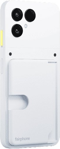 Mbajtëse kartelash Fairphone Card Holder V1, për Fairphone 6, kapak i pasëm, gri