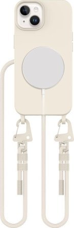 Mbajtëse telefoni Tech-Protect Magnecklace MagSafe, për iPhone 14, Cosmic Latte