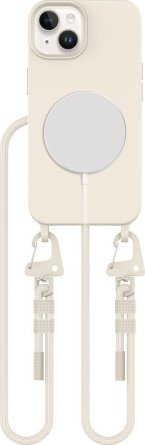 Mbajtëse telefoni Tech-Protect Magnecklace MagSafe, për iPhone 14, Cosmic Latte