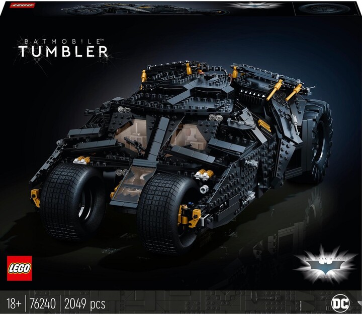 Set lodër LEGO® DC Comics Super Heroes 76240 Batmobil Tumbler, 2,049 pjesë