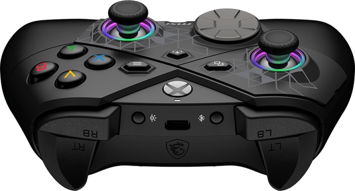 Gamepad MSI Force Pro W, wireless USB Bluetooth, për PC Android Xbox, i zi