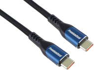 Kabllo USB C PremiumCord USB 3.2, 100W 5A, 3m, me mbështjellës tekstili