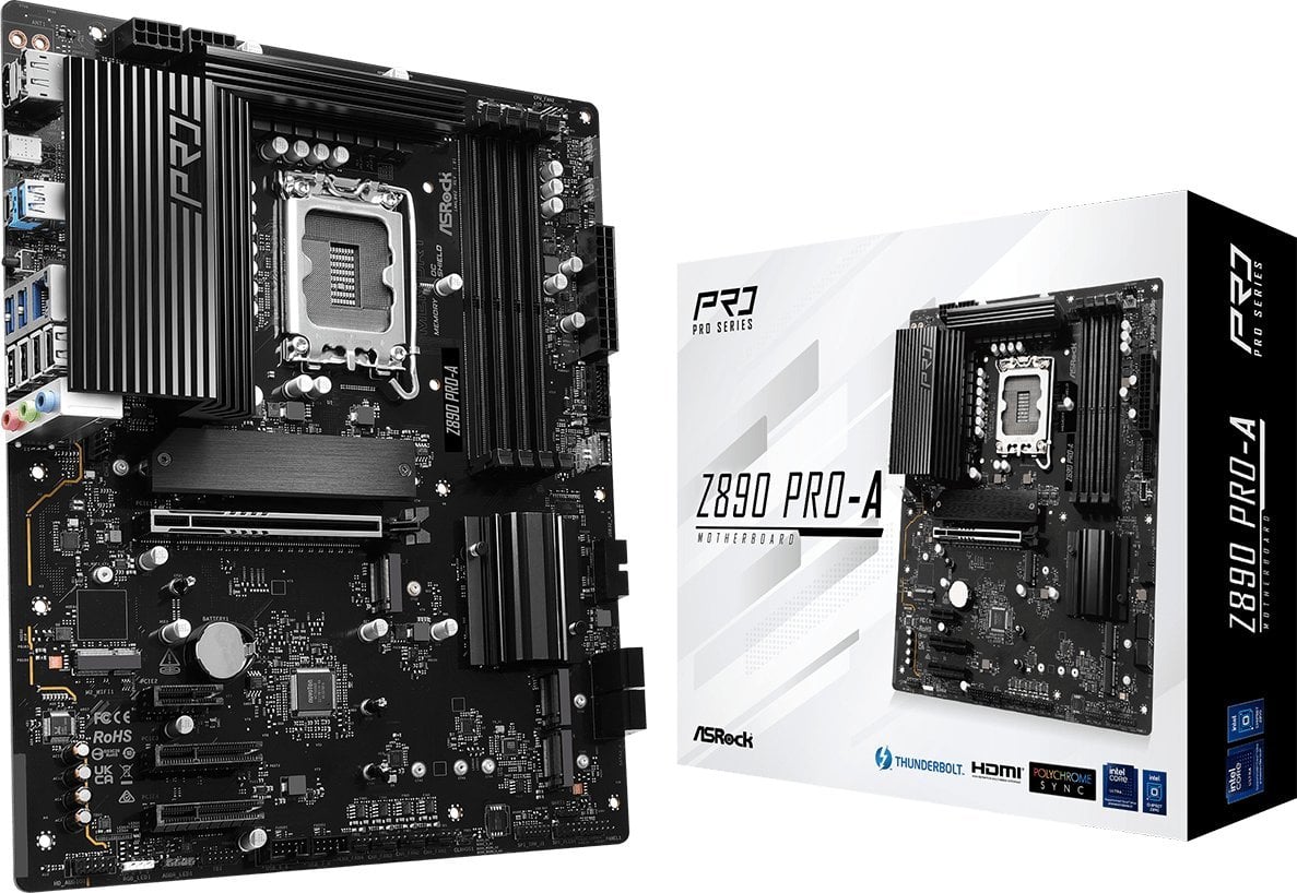Pllakë amë Asrock Z890 Pro-a, Intel Z890, LGA 1851, ATX