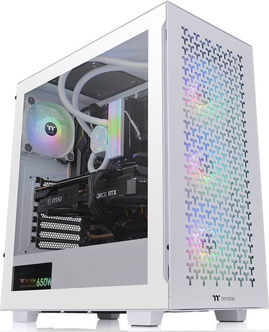 Kasë Thermaltake V350 TG ARGB Air Snow, Midi Tower