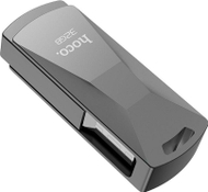 USB Hoco Wisdom UD5, 32GB, metalik, argjendtë