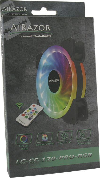 Ftohës LC-Power Airazor (LC-CF-120-PRO-RGB), 120 mm