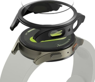 Këllëf ore Ringke Slim për Galaxy Watch 7 44mm, xham i temperuar, titanium i zi