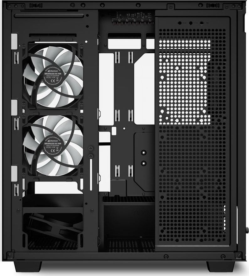 Kasë Sharkoon Rebel C60 ARGB, e zezë, Full Tower