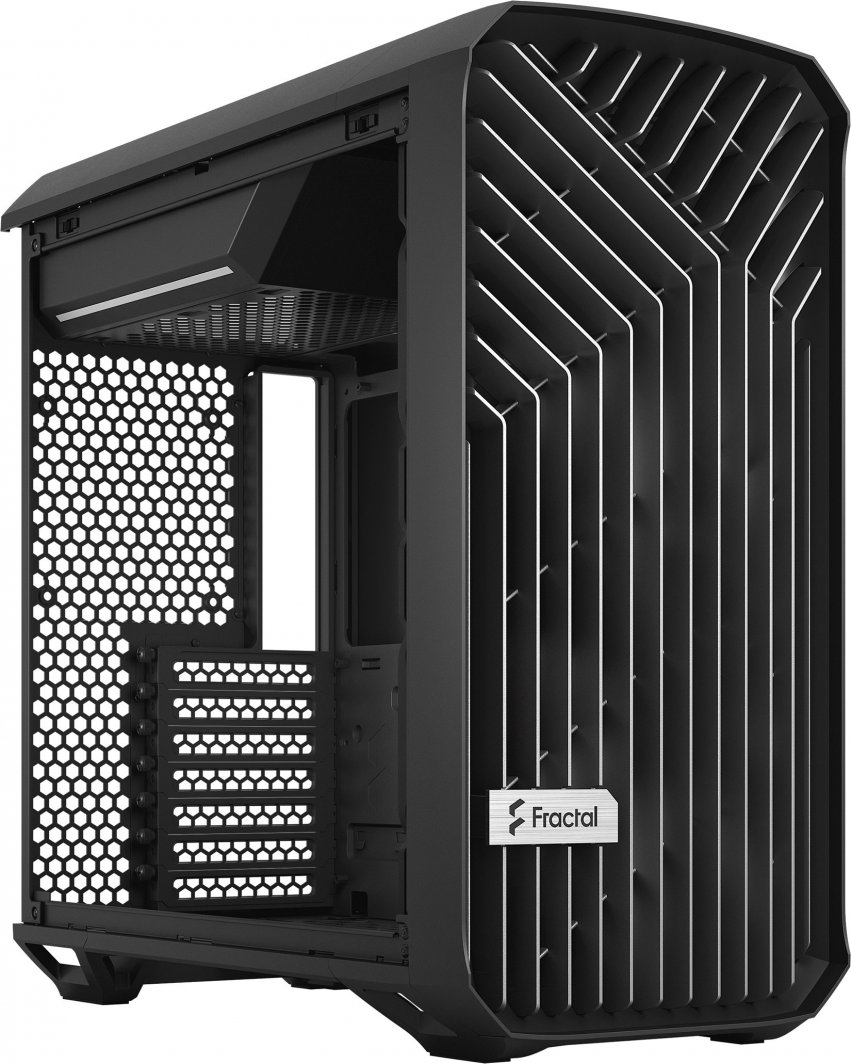 Kasë Fractal Design Torrent Compact, e zezë Solid, Midi Tower
