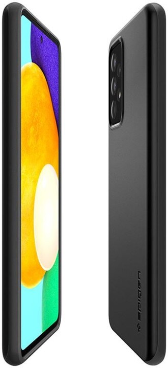 Spigen Thin Fit Заштитна маска за Samsung Galaxy A52 / A52 (5G), црна