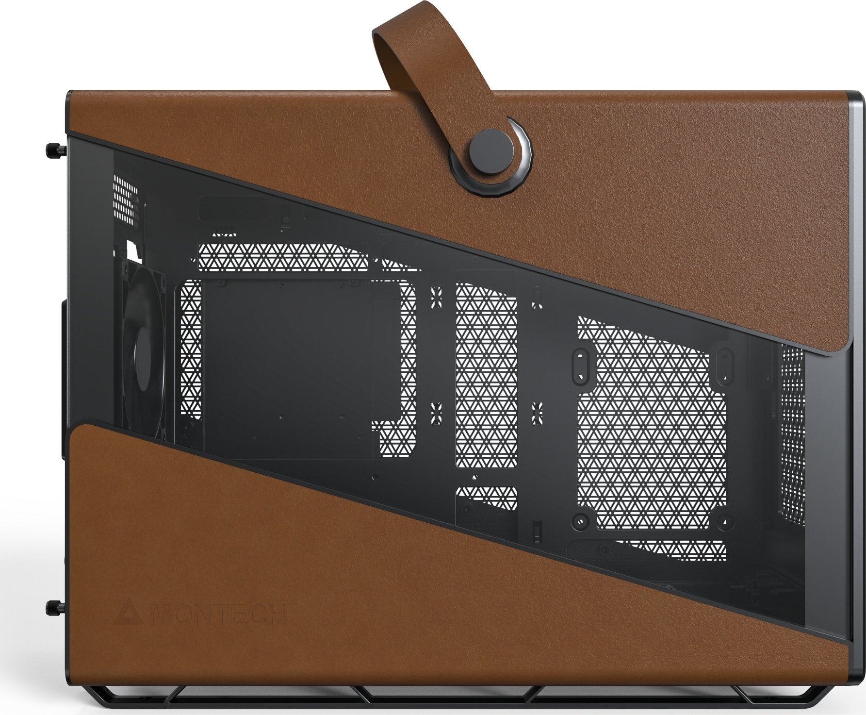 Kuti kompjuteri Montech Heritage Pro, MicroATX Mini ITX, xham i temperuar, e zezë