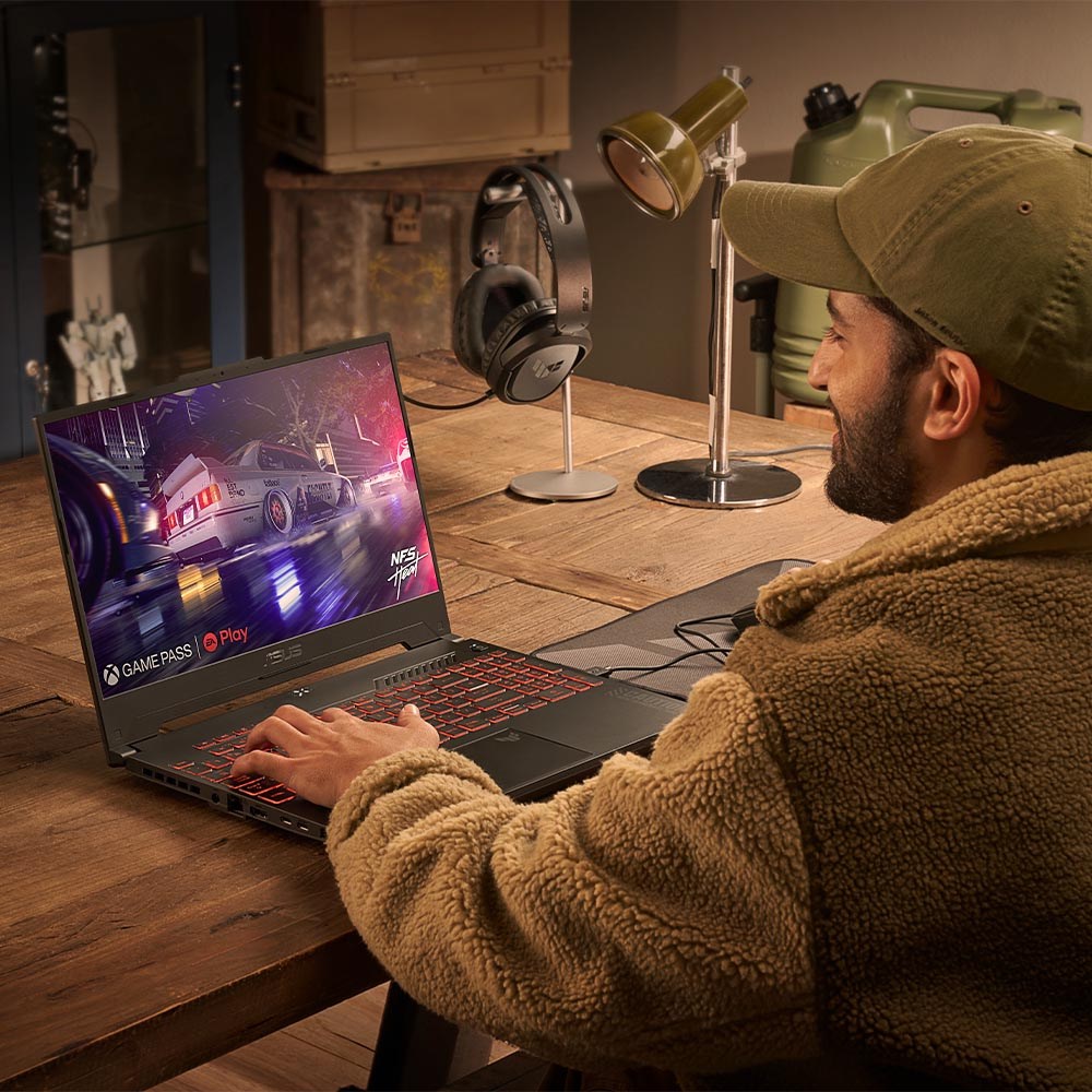 Laptop gaming ASUS TUF Gaming A15 FA507NU, 15.6", Ryzen 5, RTX 4050, 16GB RAM, 512GB SSD, gri