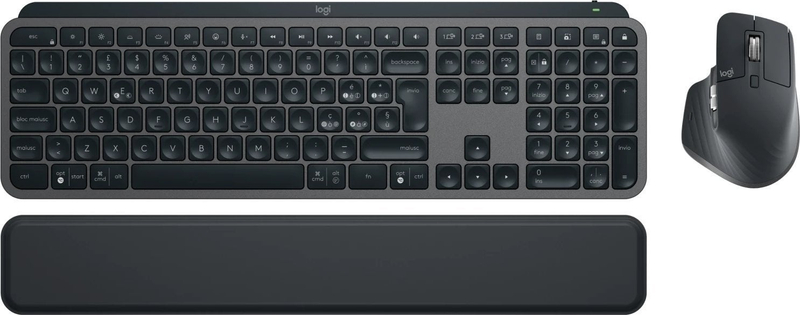 Set tastierë dhe maus Logitech 920-010931, RF Wireless dhe Bluetooth, Nordic QWERTY, grafit