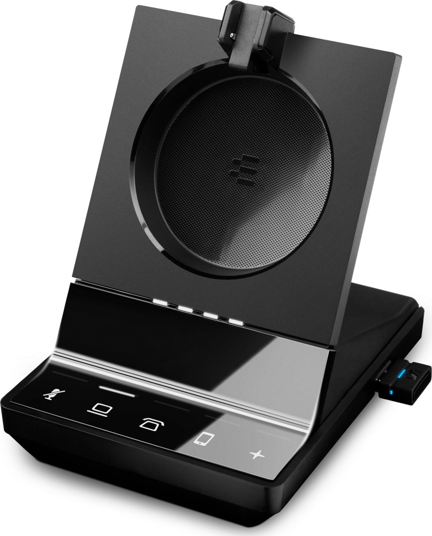 Kufje wireless EPOS IMPACT SDW 5016, DECT, bazë me lidhje triple, e zezë
