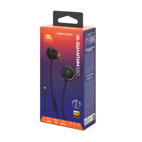 JBL QUANTUM 50 C USB-C BLK